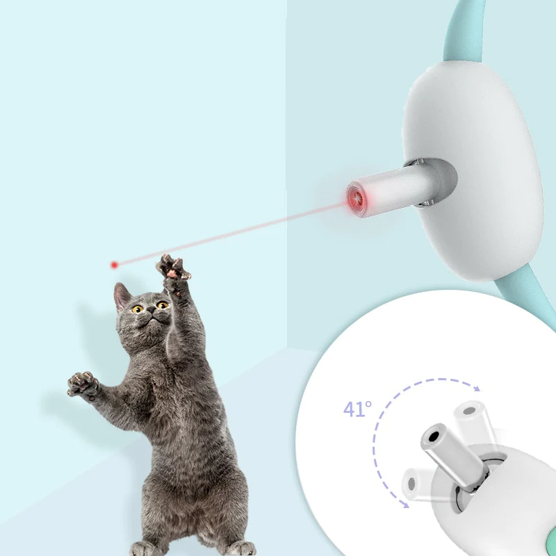 Smart Laser Tease Cat Collar